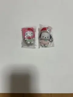 ちびっともシリーズ森のおともだち　ハローキティ ポチャッコ2点セットのサムネイル