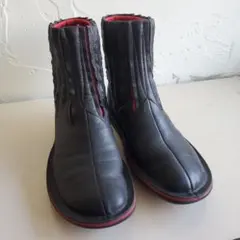 完売品 CAMPER カンペール BEETLE レザー ショートブーツ 36