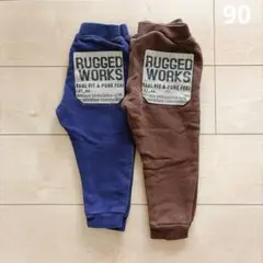 RUGGEDWORKS キッズ ロングパンツ 2本セット