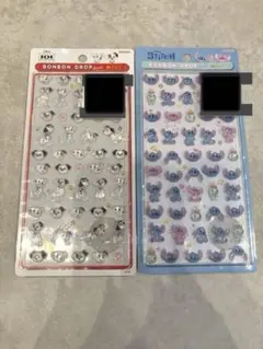 ボンボンドロップシール　ミニ　スティッチ　101匹わんちゃん　正規品　セット