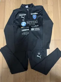 横浜FC ハーフジップジャージ　上下Mサイズ