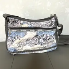 LeSportsac 花柄ショルダーバッグ グレー系