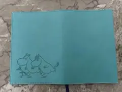 ムーミン ブックカバー ターコイズブルー