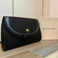 HANAEMORI クラッチバッグ　ブラック