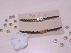 【ミサンガ】ブレスレット✳アンクレット 2本set