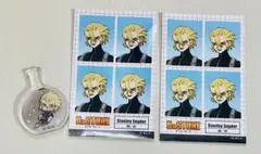 Dr.STONE DAISO スタンリー・スナイダーステッカー、アクリルブロック