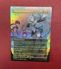 英語 Foil MTG 調和 初音ミク secret lair - メルカリ