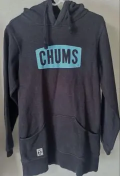 CHUMS ダークグレー パーカー Mサイズ　チャムスのサムネイル