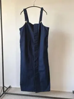 woad blue ウォードブルー　ダークブルー デニム サロペット