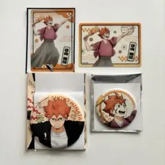 ハイキュー‼︎ 新春の頂　日向翔陽　缶バッジ　クリアカード