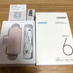 ANKER モバイルバッテリー ピンク lightningのサムネイル