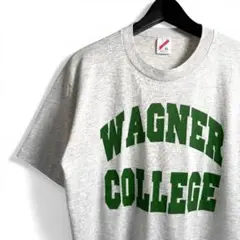 90s USA製 WAGNER COLLEGE カレッジ Tシャツ XL L07