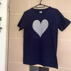Bohemians ネイビー ハートプリント Tシャツ XSのサムネイル