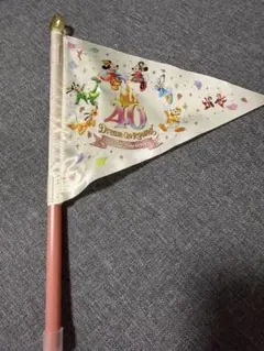 ディズニーランド　40周年　フラッグ