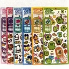 【正規品】　平成はっぴーフォン★サンリオ　たまごっち　6枚セット