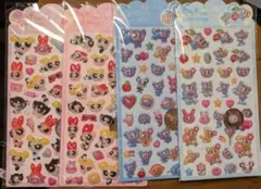 新品★パワーパフガールズ エンジェルブルー シール ステッカー 4枚セット