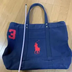 ネイビーキャンバストートバッグ