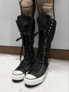 2026年最新】Converse カラー：ブラック系 レディース ロングブーツの