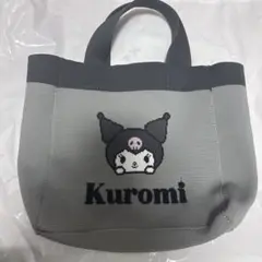 Kuromi グレー トートバッグ