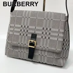 【未使用級】バーバリーロンドン　ショルダーバッグ　ミニ　超希少　内側ノバチェック 718MtEv03DL.jpg