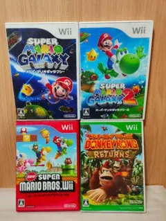 【wii ソフト】マリオギャラクシー2 ドンキーコング 4本セット