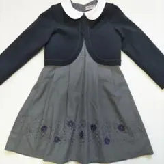 美品　ANNA SUI mini セレモニーワンピース＆ボレロセット 130