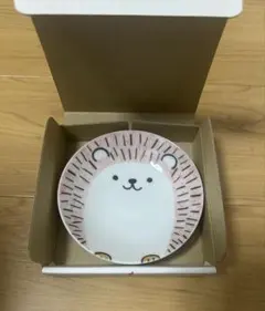 【新品　未使用】美濃焼 ハリネズミ 小皿 豆皿 箱付き 醤油皿 薬味皿 和食器のサムネイル