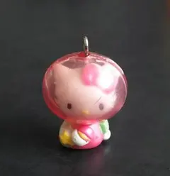 ハローキティ 宇宙服 マスコット ストラップ レトロ