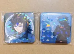 鬼滅の刃 モクテルバー コレクションロト グリッター缶バッジ2種 義勇