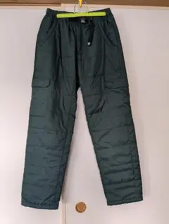 撥水加工 ダークグリーン カーゴパンツ