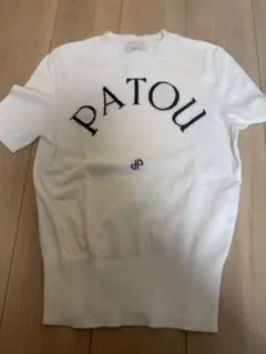 PATOU 半袖 ニット ホワイト Mサイズのサムネイル