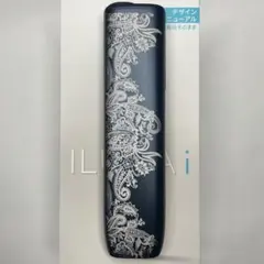【新品未使用】新型 IQOS ILUMAi ONE レーザー加工 ペイズリー①黒