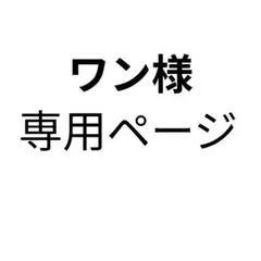 ワン様専用ページ