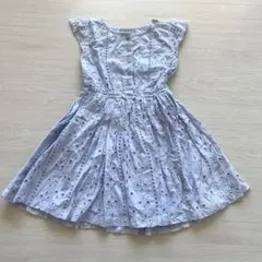 NEXT キッズ　ワンピース　ライトブルー　刺繍レースのサムネイル