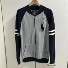 ポロラルフローレン コットンニット ブルゾン スタジャン ビッグポニーのサムネイル
