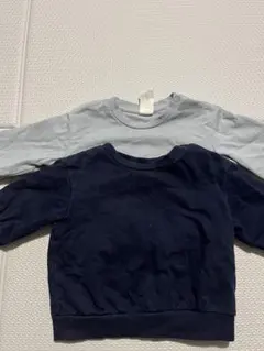 美品　H&M オーガニックコットントレーナー　2枚セット