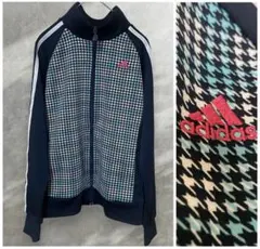 adidas アディダス ジャージ トラックジャケット 千鳥格子 武井咲 y2k