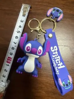 スティッチ キーホルダー ストラップ パープル(大幅値下げ)のサムネイル