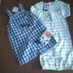 新品 男の子用 BabyGAPロンパース & カバーオール 靴下 の３点セット