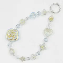 ビーズストラップ/キーホルダー　バッグチャーム ハンドメイドNO.539