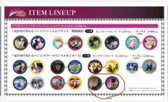 ジョジョの奇妙な冒険 ベルメゾン 絵が切り替わるバッジ ジョセフ 2個セット