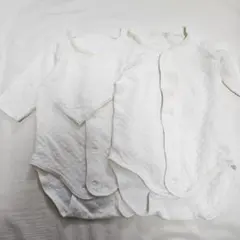 2枚セット 70cm 長袖 下着 ロンパース 肌着 キルト