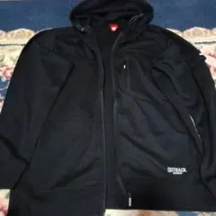 OUTBACK WORKS ジップアップパーカー ブラック LL