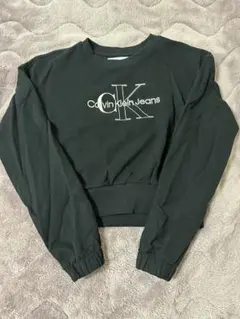 Calvin Klein Jeans ブラック トレーナー S