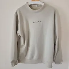 Sense of place ベージュ クルーネック トレーナー