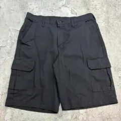 RED KAP　カーゴショーツ　W33　ブラック　古着　メンズ　ストリートのサムネイル