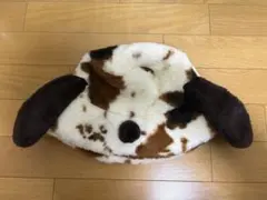 ユニバ　スヌーピー　牛柄ハット