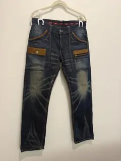 カ*郎様 EDWIN 413XVS ウエスタンブッシュパンツ 32