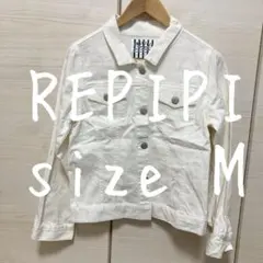 REPIPI アイボリー ジャケット M 白　ホワイト　レピピ　春　秋　女の子