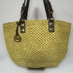 ⁠【MICHAEL KORS】マイケルコース かごバッグ トート スタッズ大容量